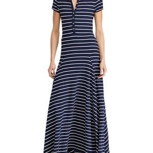 Lauren by Ralph Lauren Wolford Casual Striped Dress , Sz P/M